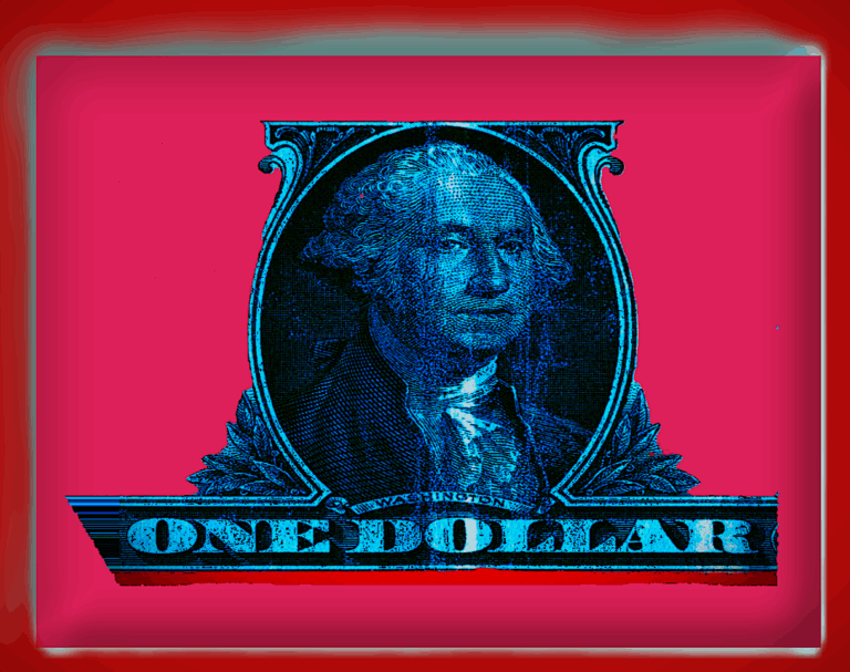 Startseite 6 George Washington Dollar. Affinity Version Variante 1