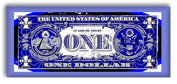 Eine ziemlich perfekte Strategie zu nachhaltigem Wohlstand 24 One Dollar Note Blue